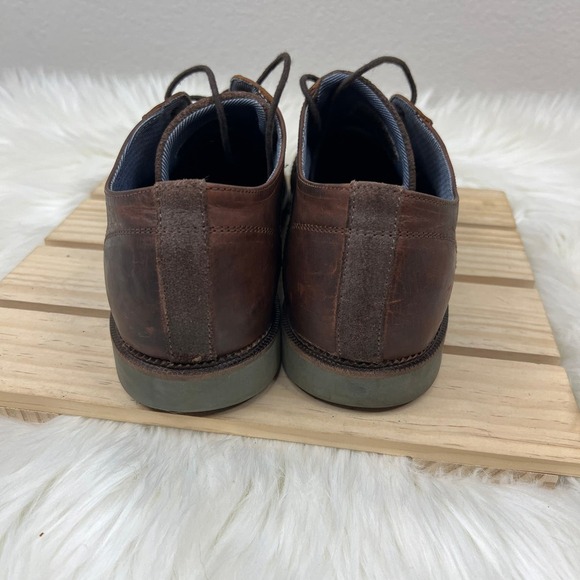 Steve Madden Pine Limited Edition Original Brown Leather Cap Toe Oxfords Size 9 - Picture 6 of 7